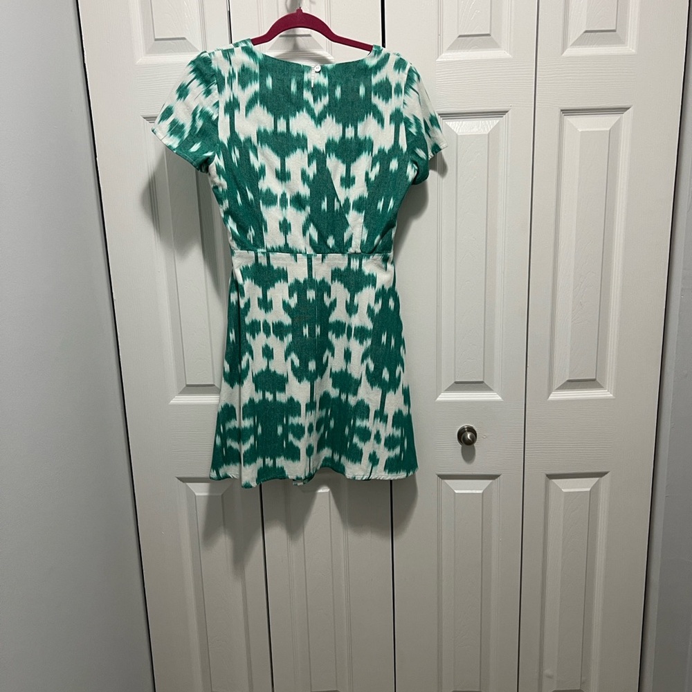 Vineyard Vines Teal and White Dress